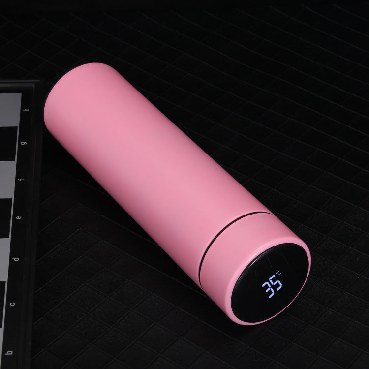 500 ml smart stainless steel water bottle with temperature display