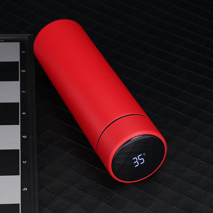 500 ml smart stainless steel water bottle with temperature display