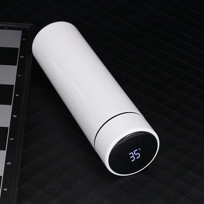 500 ml smart stainless steel water bottle with temperature display