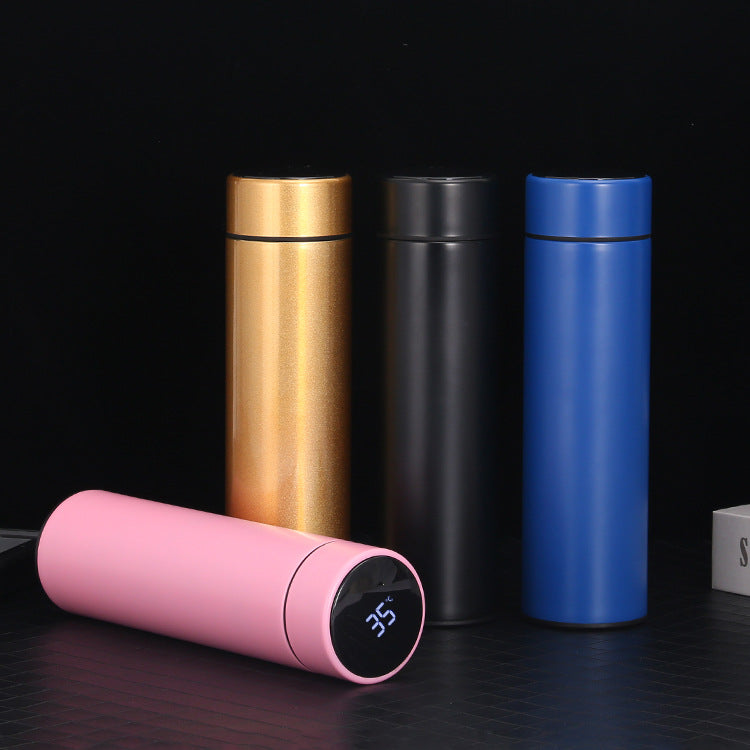 500 ml smart stainless steel water bottle with temperature display