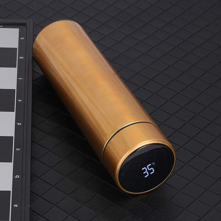 500 ml smart stainless steel water bottle with temperature display